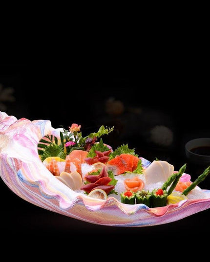 Artistic Japanese Botanica Unbreakable Dining Plates - Luxurious Meal Set