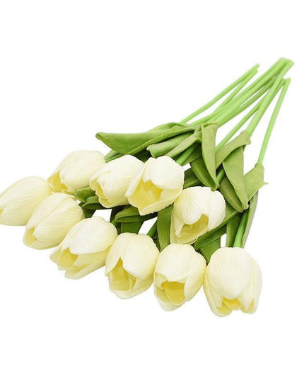 Tulip Elegance Collection: Premium Realistic Faux Flower Set for Stylish Home Decoration