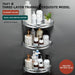 Stylish Wall-Mounted Bathroom Organizer in Premium Space Aluminum: A Luxurious Storage Solution