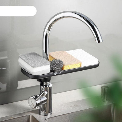 Versatile Sponge and Soap Organizer with Efficient Drainage