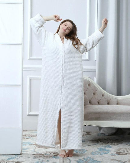 Plush 100% Cotton Cut Velvet Men's Luxury Bathrobe - Unmatched Comfort and Style