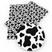 Leopard Print DIY Crafting Kit - Stylish Faux Leather Assortment for Creative Projects