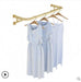 Elegant Wall-Mounted Clothing Rack for Stunning Women's Fashion Displays in Your Boutique