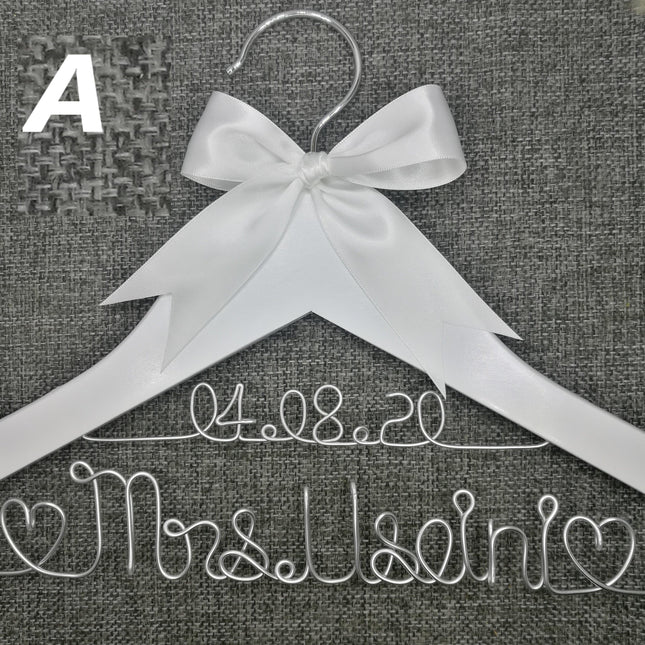 Custom Engraved Wooden Bridal Party Hanger - Memorable Keepsake for Bridesmaids