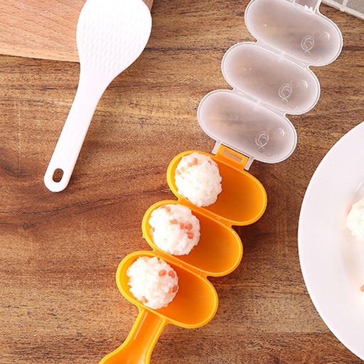 Sushi Lover's DIY Rice Ball Making Kit with Spoon and Mold