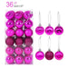 Festive Glittering Holiday Bauble Set