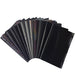 Sparkling Black Faux Leather Crafting Kit - Essential DIY Supplies