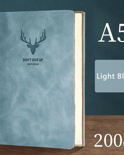 Luxurious A5 Leather-bound Journal: 200 Pages for Creative Expression