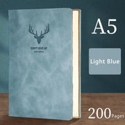 Luxurious A5 Leather-bound Journal: 200 Pages for Creative Expression