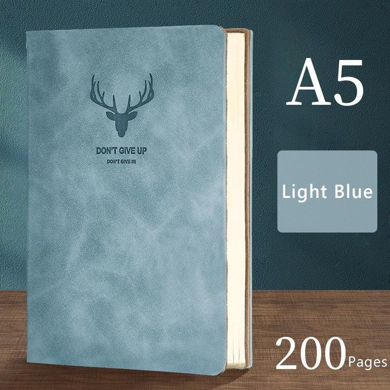 Luxurious A5 Leather-bound Journal: 200 Pages for Creative Expression