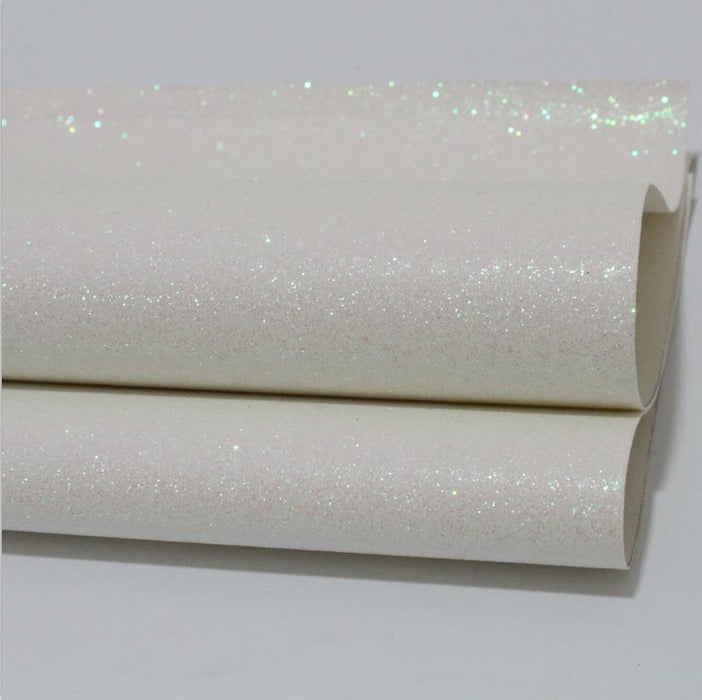 Sparkling A4 Glitter Synthetic PU Leather Sheets for Crafty DIY Enthusiasts