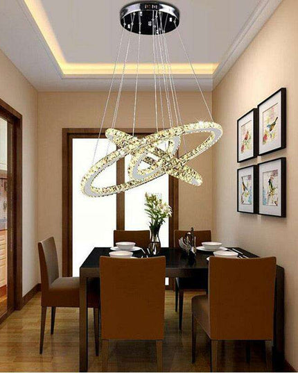 Crystal Elegance: Illuminate Your Living Spaces with Opulent LED Chandelier