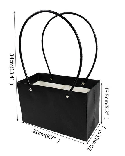 Eco-Friendly Floral Kraft Paper Gift Bag - Chic & Sustainable Gifting Solution