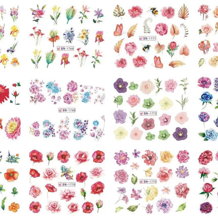 Winter Wonderland Russian Nail Art Decals