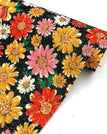 Daisy Floral BLACK