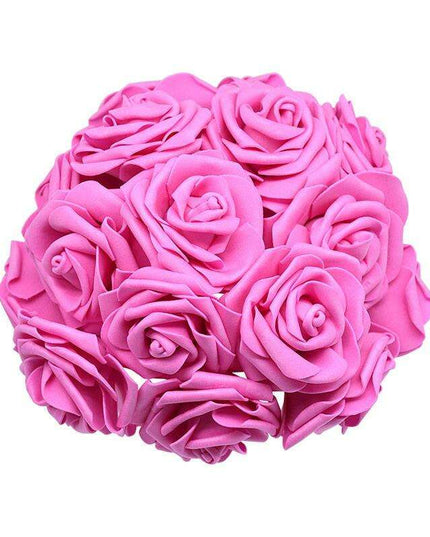Chic 24-Piece Foam Rose Arrangement: Ideal for Home and Event Styling