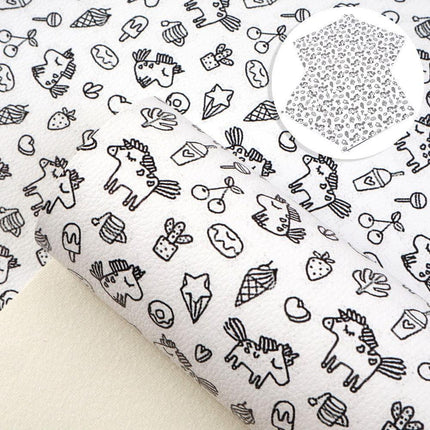 Christmas Blossom Synthetic Leather Craft Sheets - Craft Your Holiday Magic!