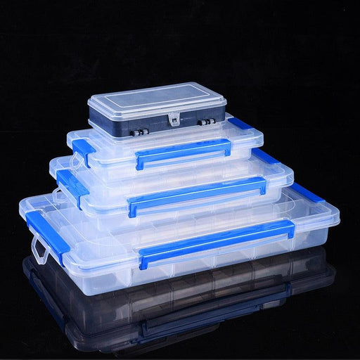 Adjustable Plastic Organizer Box with Customizable Compartments for Enhanced Storage Solutions