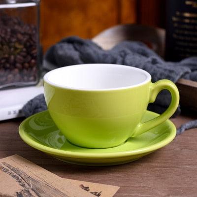 European Style 220ml Ceramic Coffee Cup Collection