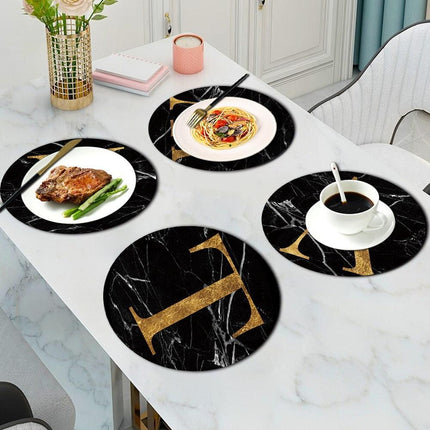 Personalized Monogram Coasters for Sophisticated Table Settings