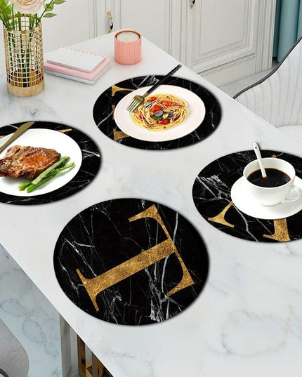 Personalized Monogram Coasters for Sophisticated Table Settings