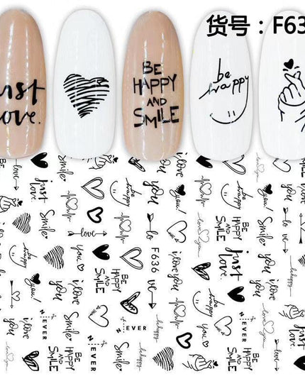 Winter Wonderland Russian Nail Art Decals