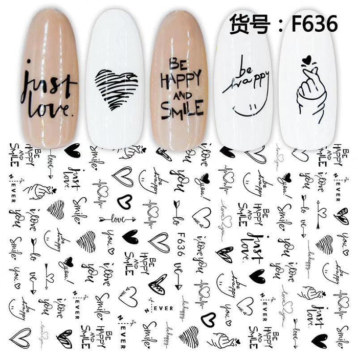 Russian Winter Wonderland Nail Decal Set