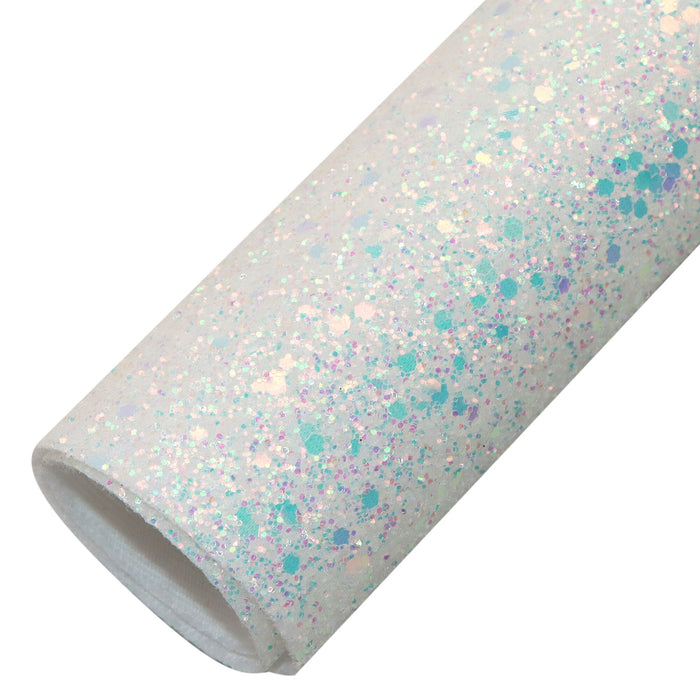Chunky Glitter Sequins Vinyl Sheets for Crafting Brilliance