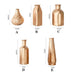 Elegant Golden Glass Vase: Elevate Your Home Decor with Style