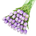 31-Piece Realistic Tulip Bouquet for Wedding & Home Decor