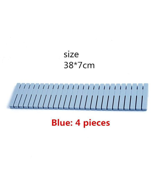 Sophisticated Plastic Drawer Organizer Set - Chic Home Storage Solution