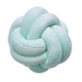Green Hand-Woven Knot Pillow for Stylish Living Space