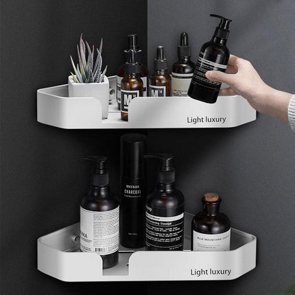 Stylish Rust-Proof Aluminum Bathroom Caddy with Superior Water Drainage