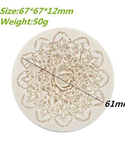 Elegant Silicone Floral Mold for Cake Decoration