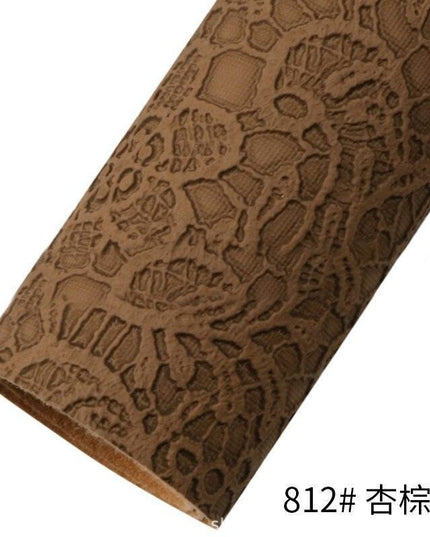 Luxurious Textured Faux Leather Craft Sheet - Premium Vinyl for DIY Creations