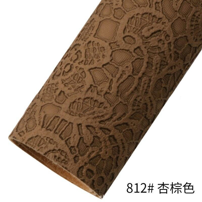 Luxurious Textured Faux Leather Craft Sheet - Premium Vinyl for DIY Creations