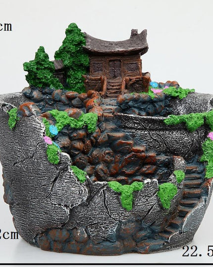 Chic European-Inspired Succulent Display Planter