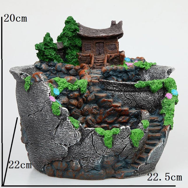 Chic European-Inspired Succulent Display Planter