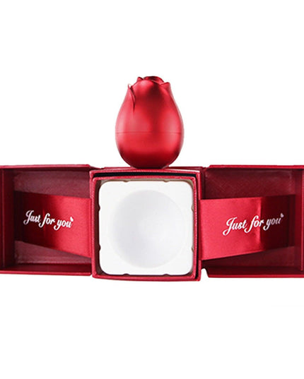 Elegant Rose-Themed Jewelry Organizer - Luxurious Floral Storage Box for Cherished Moments