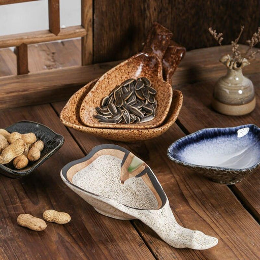 Sophisticated Japanese Artisan Ceramic Dinnerware Set