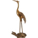 Brass Dragon Turtle and Crane Figurine for Home Decor and Gifting