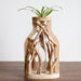 Elegant Handcrafted Wooden Vase - Unique Home Decor Piece
