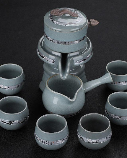 Transform Your Tea Ritual with the Exquisite Ge Yao Ceramic Tea Set: A Must-Have for Tea Enthusiasts