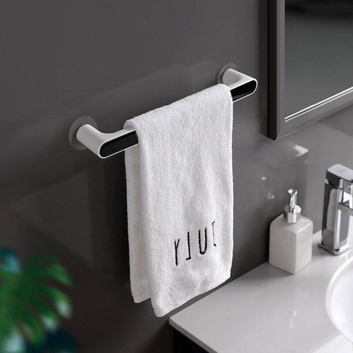 Multifunctional Wall-Mounted Bathroom Towel and Flip-Flop Storage Rack