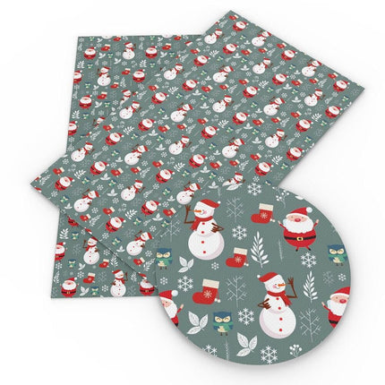 Enchanting Festive Synthetic Leather Crafting Kit: Create Holiday Masterpieces