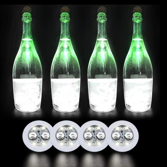 Brain Specimen Coasters Set with LED Illumination - Novelty Drink Coasters