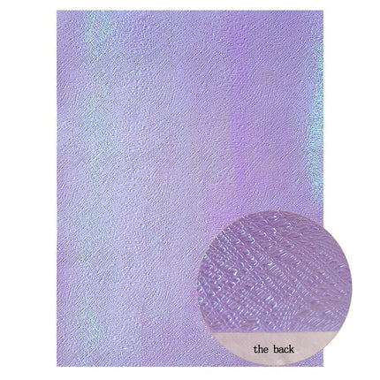 Sparkling Violet Faux Leather Fabric - A Must-Have for Dazzling DIY Projects