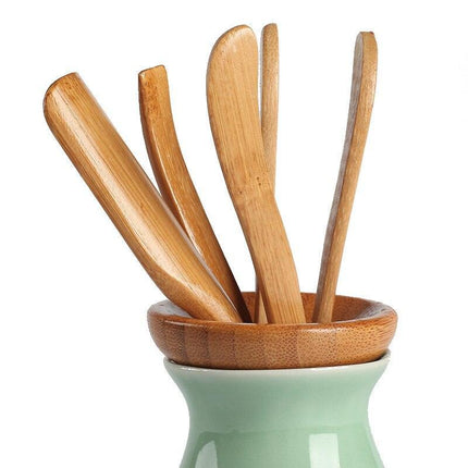 Elegant Bamboo & Ceramic Tea Ceremony Collection