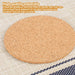 Stylish Self-Adhesive Cork Coasters Set - 60 Decorative Mats for Table Protection and Personalization