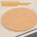 Stylish Self-Adhesive Cork Coasters Set - 60 Decorative Mats for Table Protection and Personalization